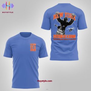 New York, System Of A Down x Korn Tour 2025 3D T-Shirt – Sky Blue