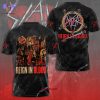New York, System Of A Down x Korn Tour 2025 3D T-Shirt – Sky Blue