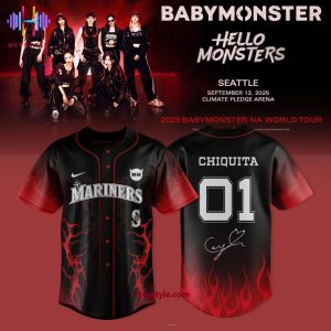 Seattle Mariners x Babymonster World Tour 2025 “Chiquita 01” Baseball Jersey