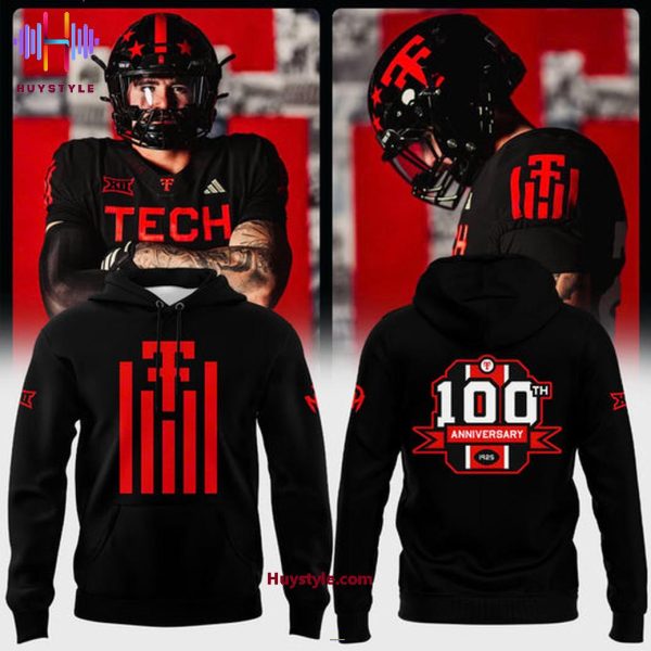Texas Tech Red Raiders 100th Anniversary 1925-2025 Hoodie