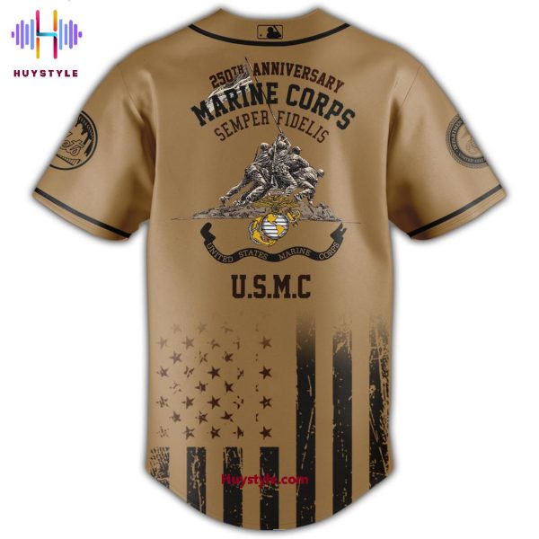 New York Mets U.S Marine Corps 250th Birthday Baseball Jersey