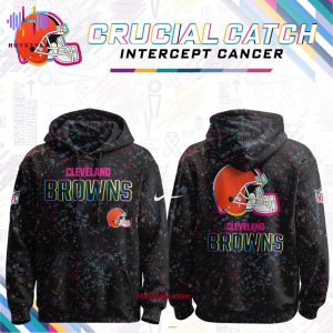 Cleveland Browns 2025 Crucial Catch Intercept Cancer Special Edition Hoodie