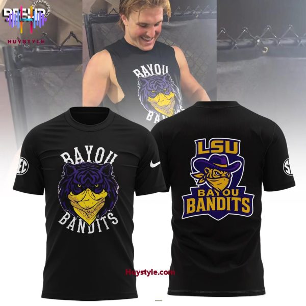 LSU Tigers 2025 Bayou Bandits Limited Edition Hoodie – Black
