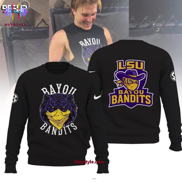 LSU Tigers 2025 Bayou Bandits Limited Edition Hoodie – Black