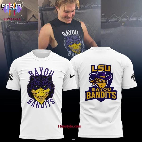 LSU Tigers 2025 Bayou Bandits Limited Edition Hoodie – White