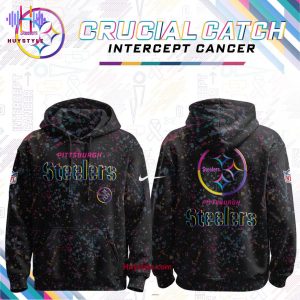 Pittsburgh Steelers 2025 Crucial Catch Intercept Cancer Special Edition Hoodie
