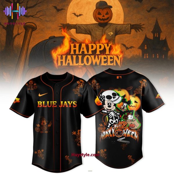 Toronto Blue Jays x Mickey House Happy Halloween 2025 Baseball Jersey