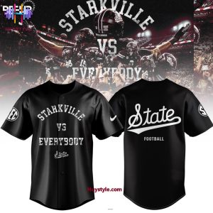 Mississippi State Bulldogs Vs Everybody Baseball Jersey – Red