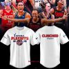 Indiana Fever WNBA Playoff 2025 Baseball Jersey – Red