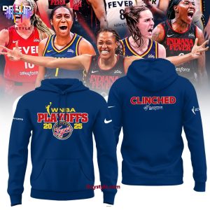 Indiana Fever WNBA Playoff 2025 Hoodie – White