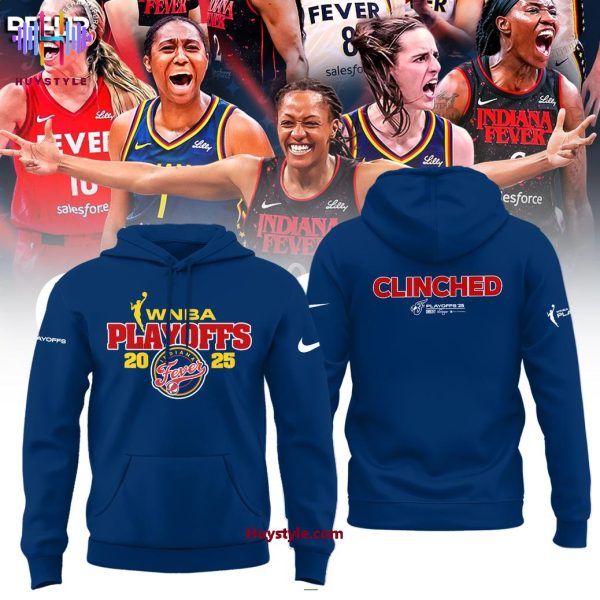 Indiana Fever WNBA Playoff 2025 Hoodie – Blue