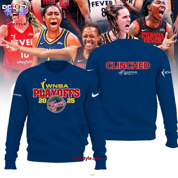 Indiana Fever WNBA Playoff 2025 Hoodie – Blue