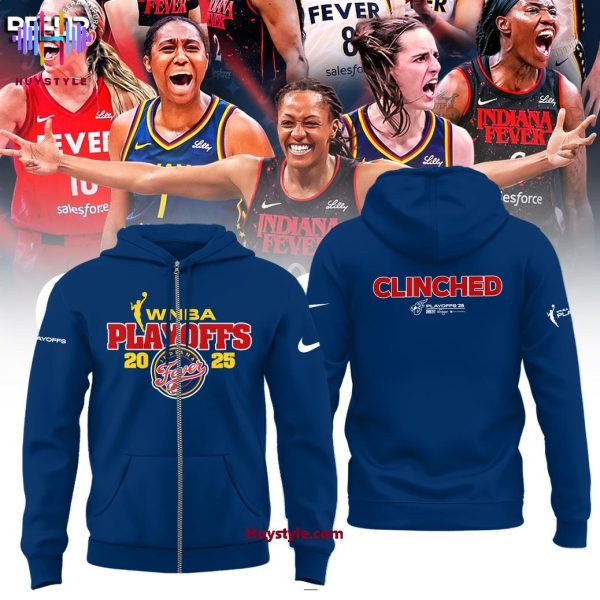 Indiana Fever WNBA Playoff 2025 Hoodie – Blue