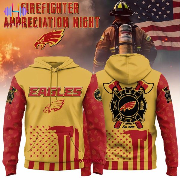 Philadelphia Eagles Firefighter Appreciation Night 2025 Limited Edition Hoodie